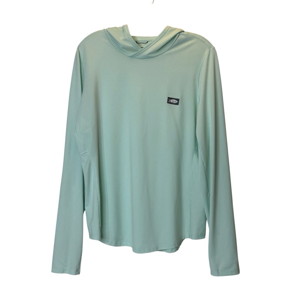 AFTCO Air-O Mesh Women's XL Performance Long Sleeve Aqua